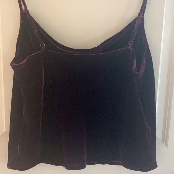 Velvet Cowel-Neck Camisole - Picture 4 of 5